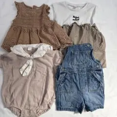 【セール中】夏服女の子ベビー服80サイズ　 4点セット