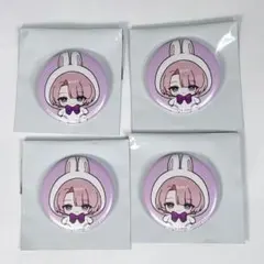 学園アイドルマスター 有村麻央 ミニ缶バッジ 4個 GiGO ポップアップ特典