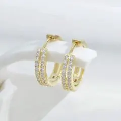 ✳️ゴールドフープピアス　シンプル　キラキラ✳️只今SALE中✳️