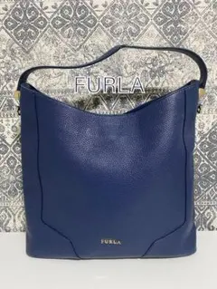 【美品】FURLA フルラ ミシェル 2WAY ハンドバッグ ショルダー 斜め掛