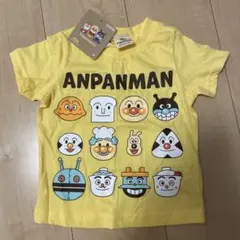 新品 アンパンマン 半袖Tシャツ イエロー 80cm