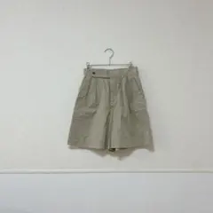 3112 MARGARET HOWELL 2タック コットンハーフパンツサイズ2のサムネイル