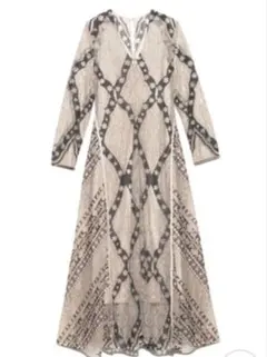 FRAY I.D 【美品】コンビネーションレースロングワンピース