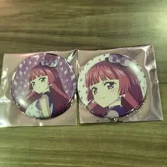 そふぃ アイカツ プリパラ 映画 缶バッジ 2種セット