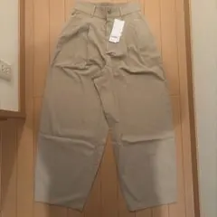 【新品未使用】イージーケアチノコクーンワイドパンツ