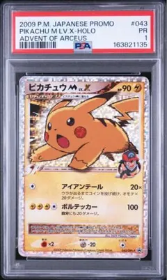2026年最新】ポケモンカード ピカチュウM LV.X 043/DPt-P プロモの人気