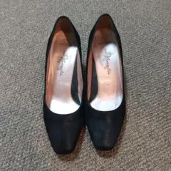 Ginza カネマツ ブラック ハイヒール