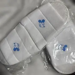 ミッキーマウス スリッパ ホワイト