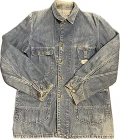 50s パワーハウス モンゴメリーワード カバーオール 襤褸 30's 40's POWR HOUSE パワーハウス デニムカバーオール