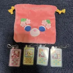 Seria お茶犬 巾着アクキー　セット