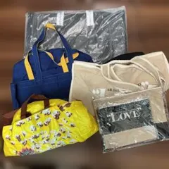 嵐　トートバックと小さなうちわ６個ー2386