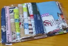 綿プリント　生地 はぎれ　10枚セット 小関鈴子　パッチワーク　カットクロス