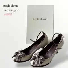 【未使用】mayla classic／クディーム アンクルストラップパンプスのサムネイル