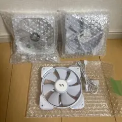 PC用ファン ホワイト 3個セット