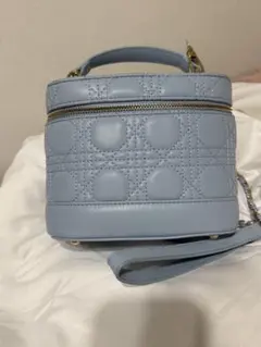GRL バニティバッグ キルティングバック　水色