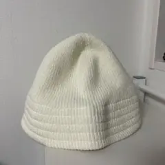 WHIMSIC コットンニット帽 ホワイト kastane 着用画像あり