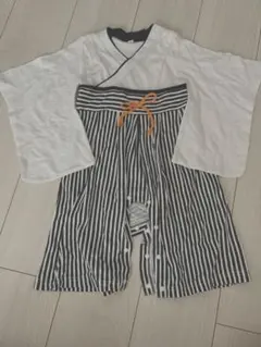 セレモニー　90cm 袴ロンパース