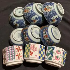 有田焼　茶碗　小鉢　3種類9点セットのサムネイル