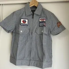 HYSTERIC GLAMOUR ワッペン付き半袖シャツ