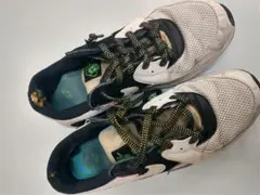 NIKE エアマックス スニーカー 27.5cm US9.5 白黒 ネオン