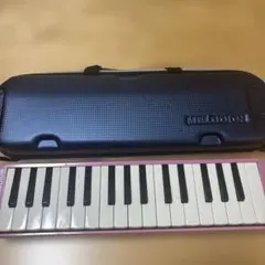 SUZUKI MELODION 鍵盤ハーモニカ ピンク ケース付きのサムネイル