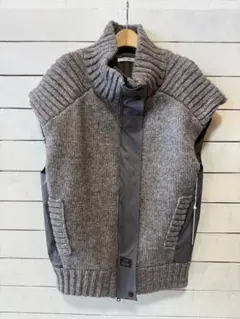 ayane アヤン　ニット切り替えベスト