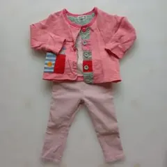 RAG MART branshes ピンク　アウター　上着　長ズボン 90