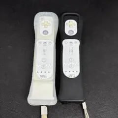 Wii リモコン モーションプラス2本セット ＋ シリコンカバー　ストラップ付き