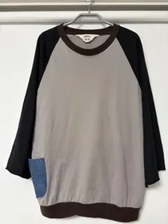 SUNSEA crazyT/17A01 カットソー ラグラン デニムポケットのサムネイル