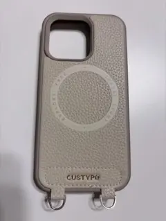 iPhone14proケース　CUSTYPE MagSafe対応　ベージュ