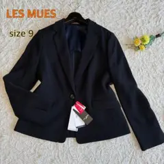 未使用 LES MUES テーラードジャケット ネイビー 洗える 9