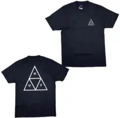 HUF ハフ　Tシャツ　ブラック　ロゴ　半袖　ブランド　S