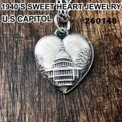 スウィートハートジュエリー US Capitol シルバーヴィンテージネックレス
