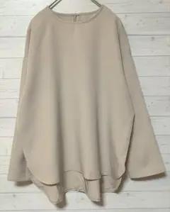 クーメイドミー que made me ベージュ 長袖チュニック M 美品