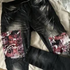 ほぼ未使用】CIVARIZE シヴァーライズ ブリーチ加工ストレッチスキニー