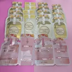 &honeyトラベルキット4✖︎5 シャンプー&トリートメント&パック&オイル