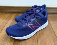 新品未使用　New Balance スニーカー　 ネイビー/ピンク　24.0cm