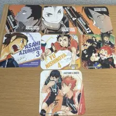 ハイキュー Art coaster アートコースター 烏野 まとめ売り