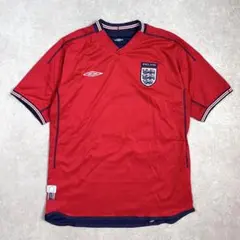 00s UMBRO イングランド代表リバーシブルユニフォーム ゲームシャツ M