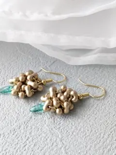 ♡ハンドメイド♡ビジューピアスorイヤリング№327ファルファーレ ♡ハンドメイド♡ビジューピアスorイヤリング№592ファルファーレ