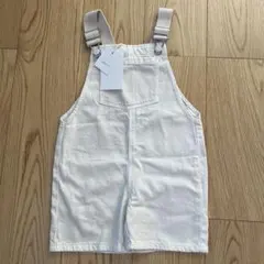 ZARA ホワイト オーバーオール