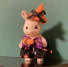 シルバニア服　Aハロウィンスカートと帽子
