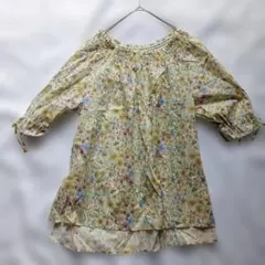 Rose Tiara ローズティアラ　花柄 五分袖 チュニックのサムネイル