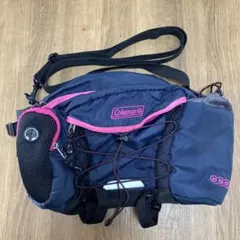 Coleman ボディバッグ ネイビー×ピンク