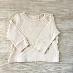 長袖カットソー アイボリー 60~70