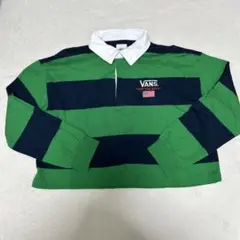 VANS ストライプ ポロシャツ Mサイズ