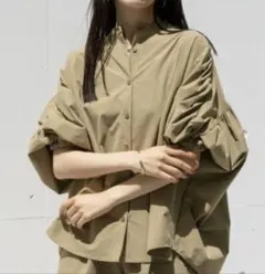 soerte 2way Loose Volume Sleeve Shirt - メルカリ