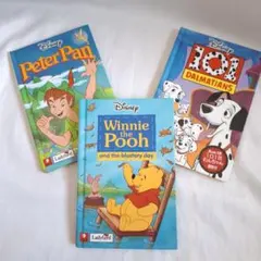 ディズニー 英語絵本 アルク 3冊まとめセットピーターパン101匹わんちゃんプー