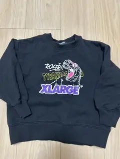 XLARGE 恐竜プリント トレーナー