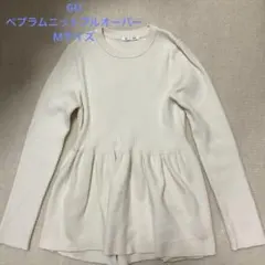 GU ペプラムニットプルオーバー　Mサイズ